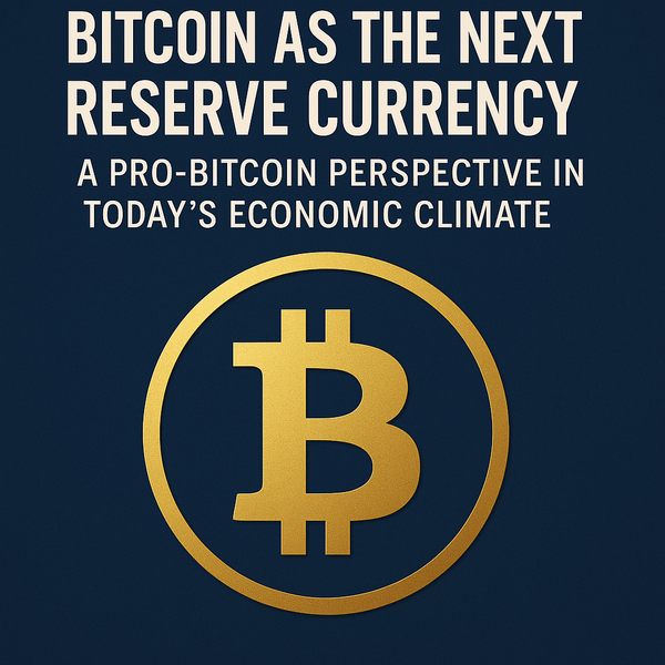 Bitcoin as the Next Reserve Currency: A Pro-Bitcoin Perspective in Today’s Economic Climate